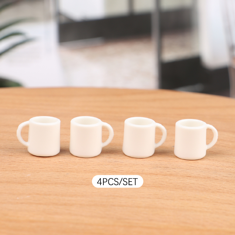 Model Kit Fantasy - Juego de 4 Tazas Miniatura para