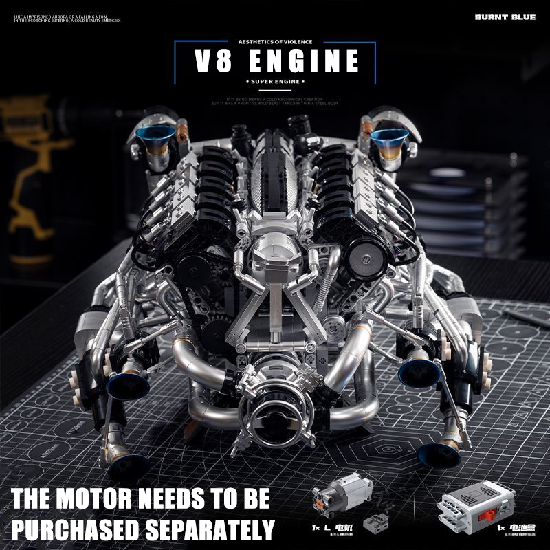 Model Kit Engine - Kit de bloques de construcción de