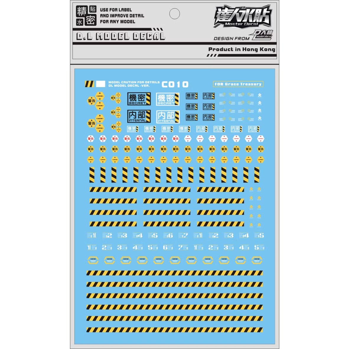 Model Kit Eva - Master Decal C010 Calcomanías Fluorescentes de