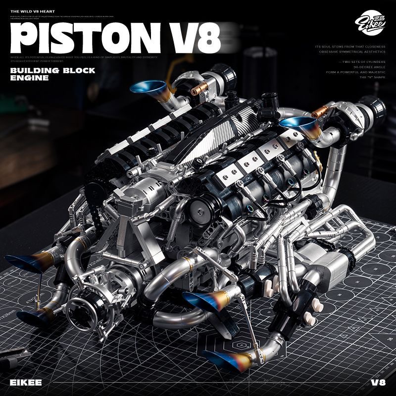 Kit de bloques de construcción - Model Kit Engine reseña y precio