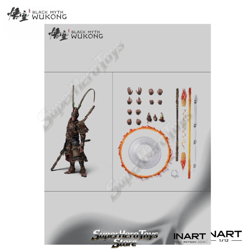 Pre-venta INART Action Black M - Model Kit Wukong reseña y precio