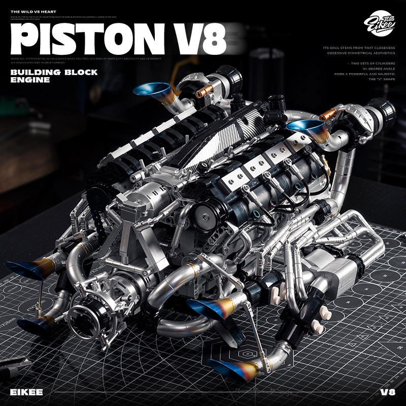 Kit de bloques de construcción - Model Kit Engine reseña y precio