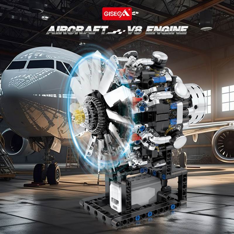 Motor de Aviación G8910 V8, 55 - Model Kit Engine reseña y precio