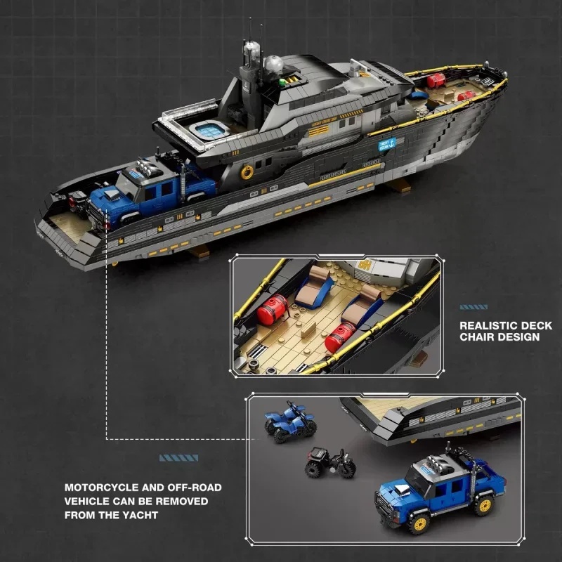 Reobrix 66103 Yate Gigante de  - Model Kit Yacht reseña y precio