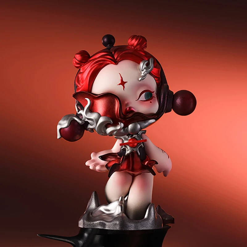 POP MART SKULLPANDA la serie d - Model Kit Anime Girl reseña y precio
